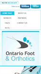 Mobile Screenshot of ontariofoot.ca